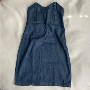Juicy Couture Noelle Denim Strapless Dress
